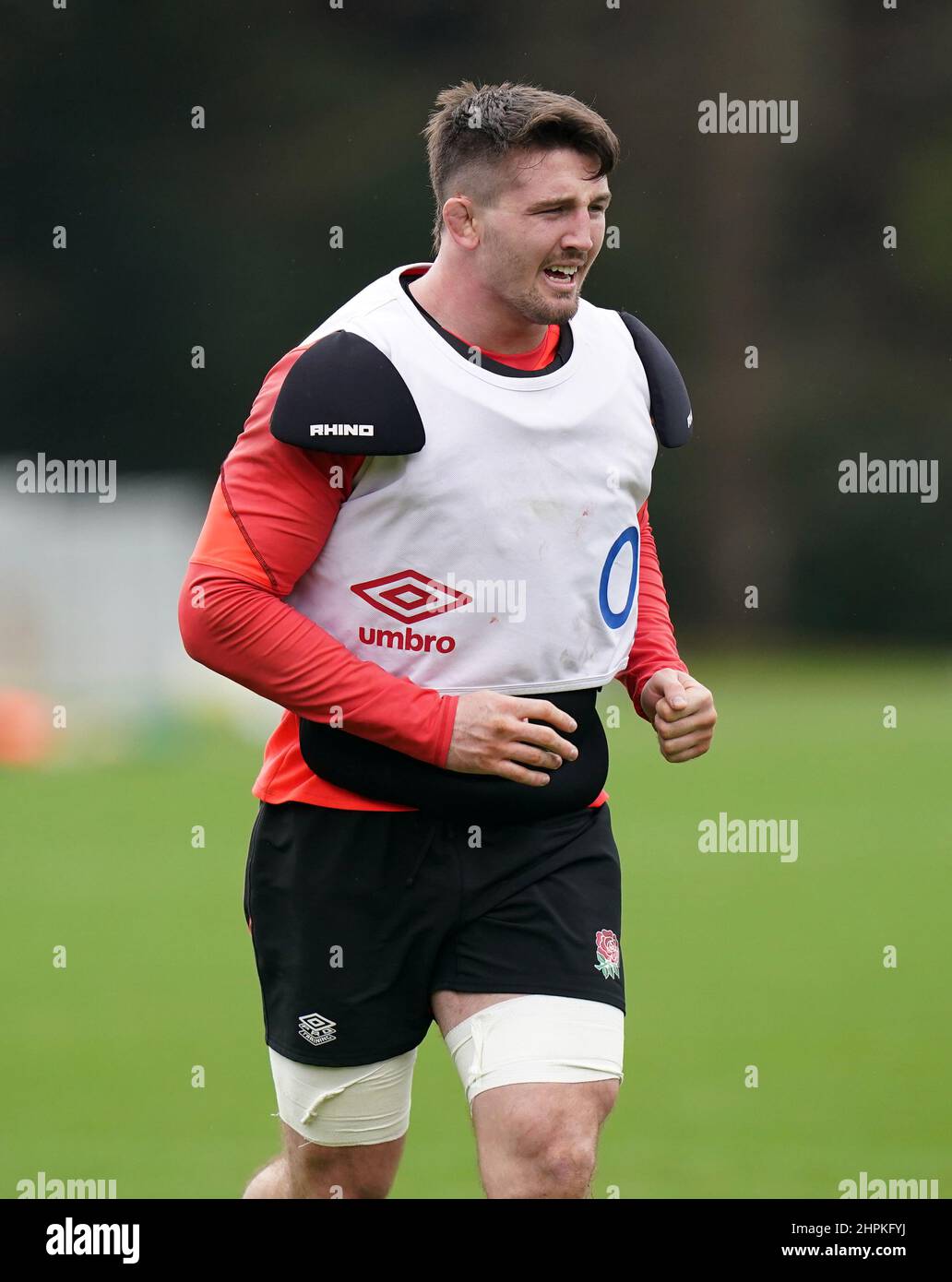 England's Tom Curry during a training session at Honda England Rugby ...