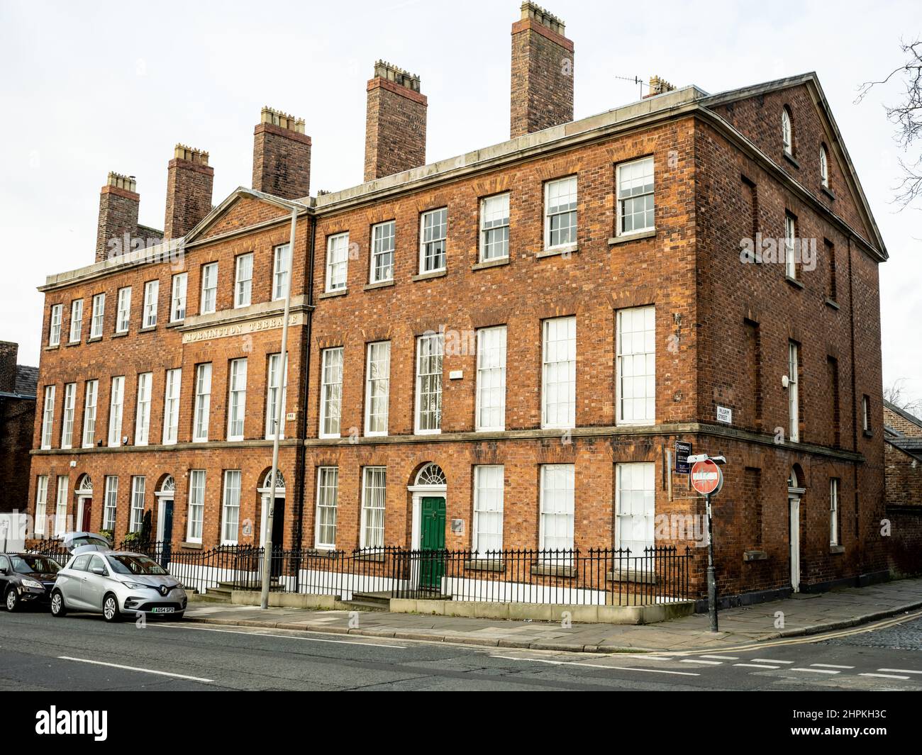 Mornington Terrace., Liverpool, Merseyside, scousers, scouser, tradional, grand building, Stock Photo