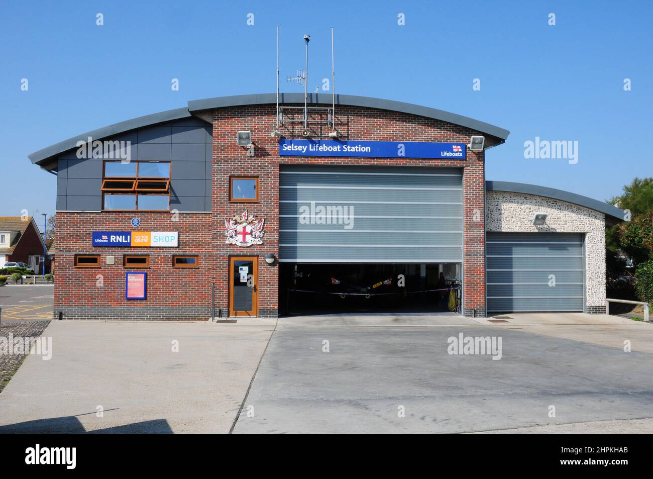 Selsey Lifeboat station. Stock Photo