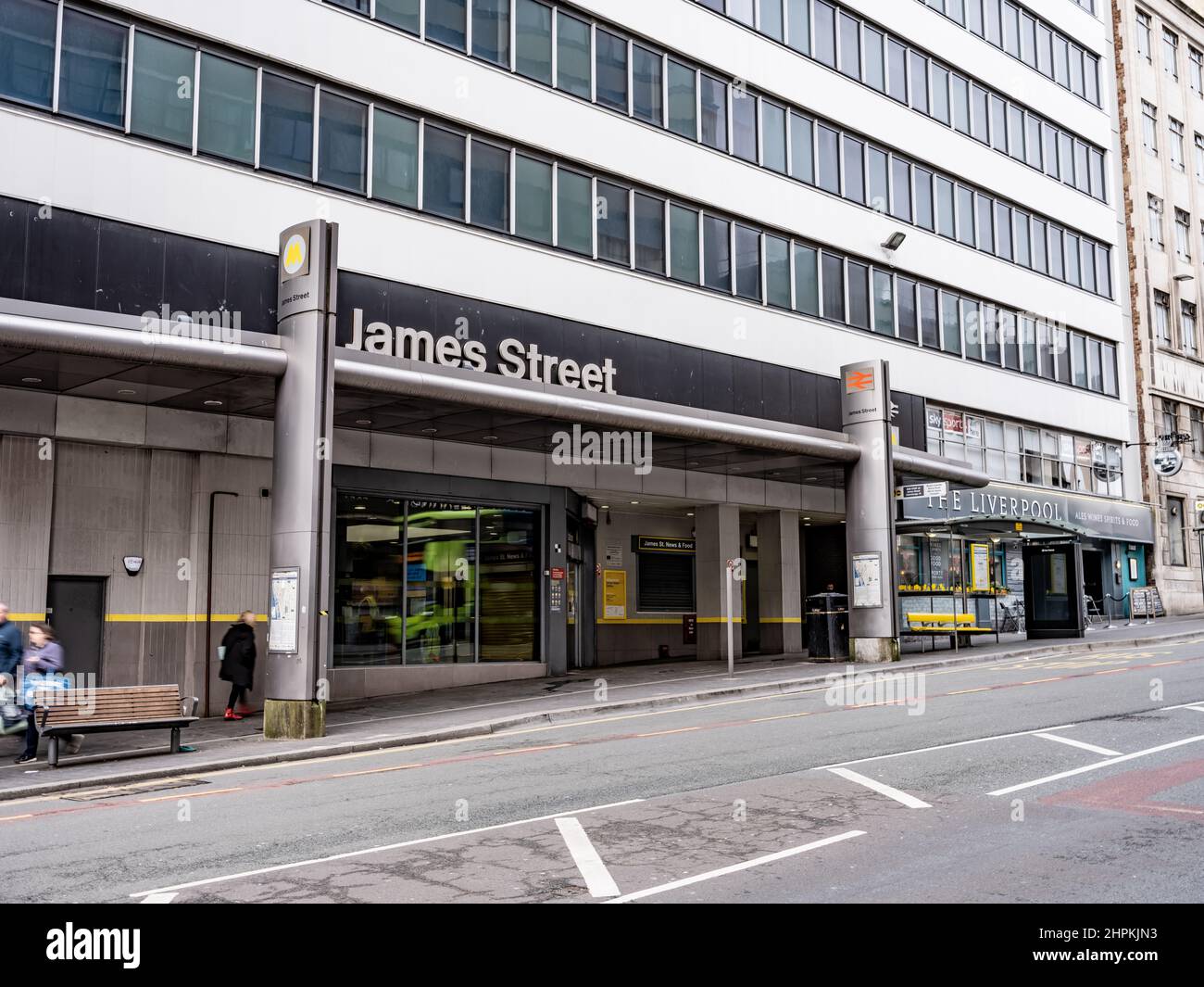 James Street Station, The India Building, James street, Liverpool, Nortern & City Lines, Northern Line, City Line, Mersey Rail, Stock Photo