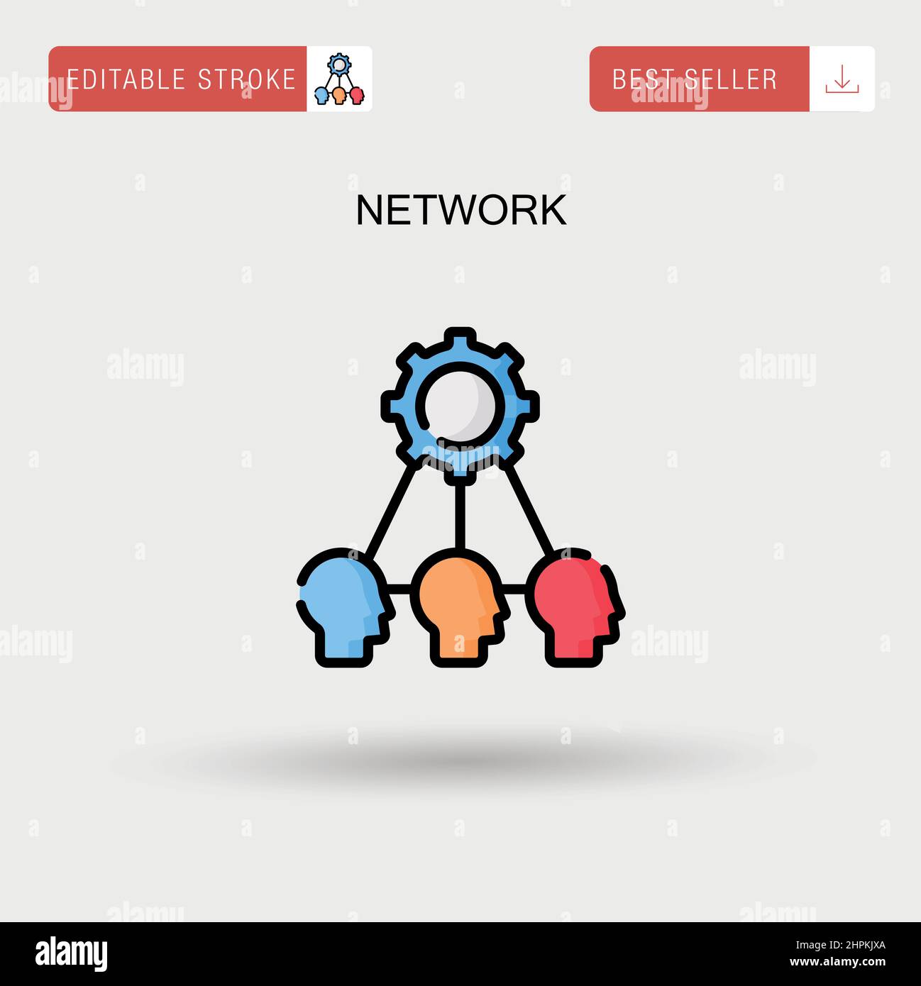 Network Simple vector icon Stock Vector Image & Art - Alamy