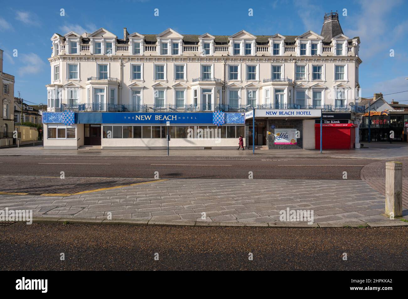 New Beach Hotel on Great Yarmouth sea front Stock Photo Alamy