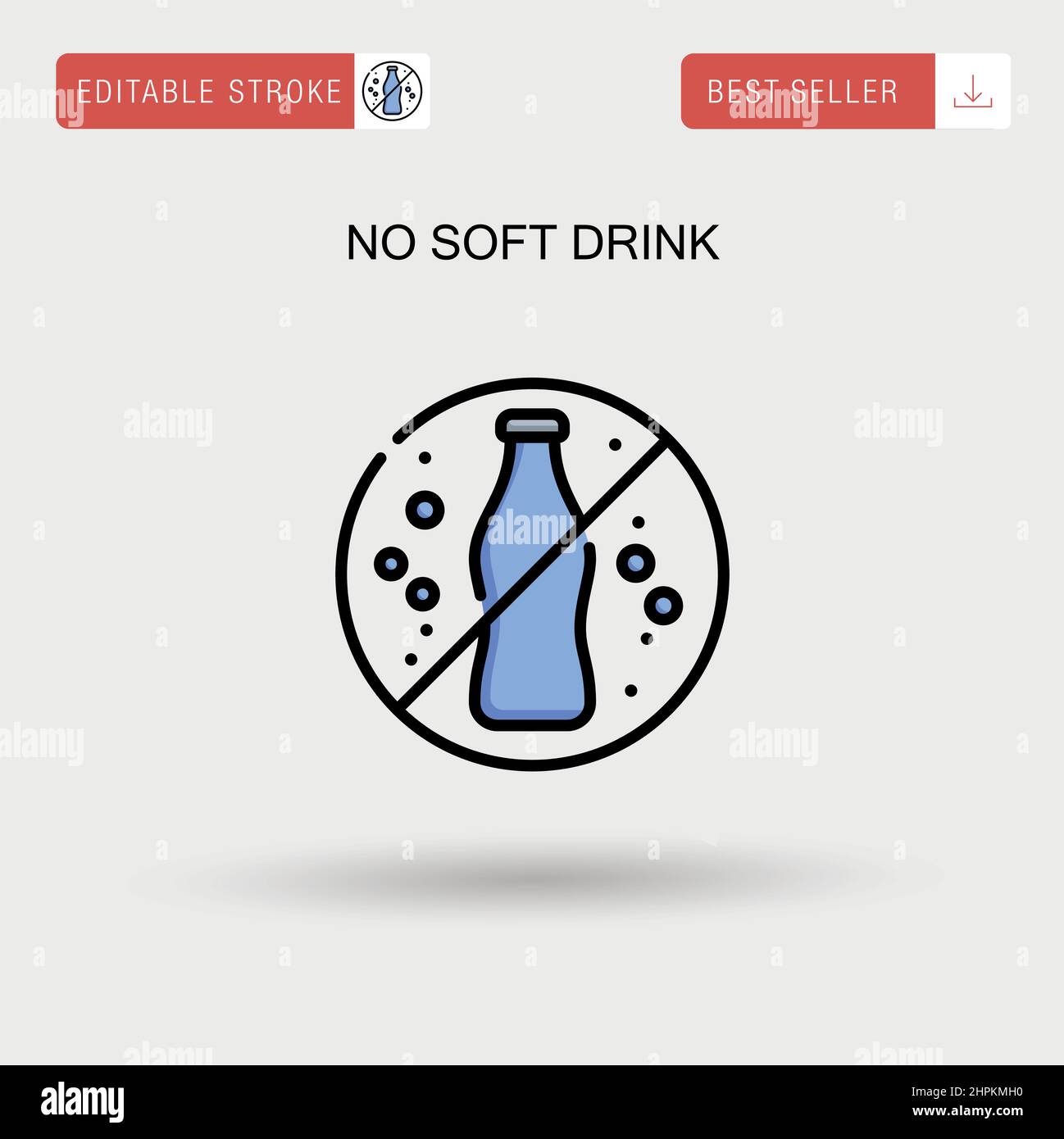 No soft drink Simple vector icon Stock Vector Image & Art Alamy