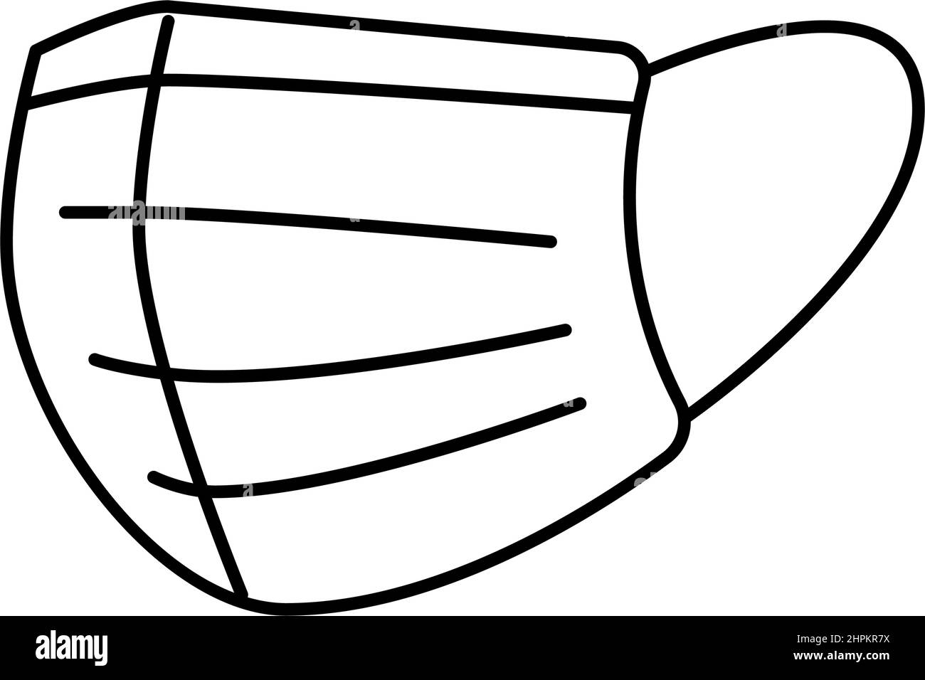 face mask line icon vector illustration Stock Vector Image & Art - Alamy
