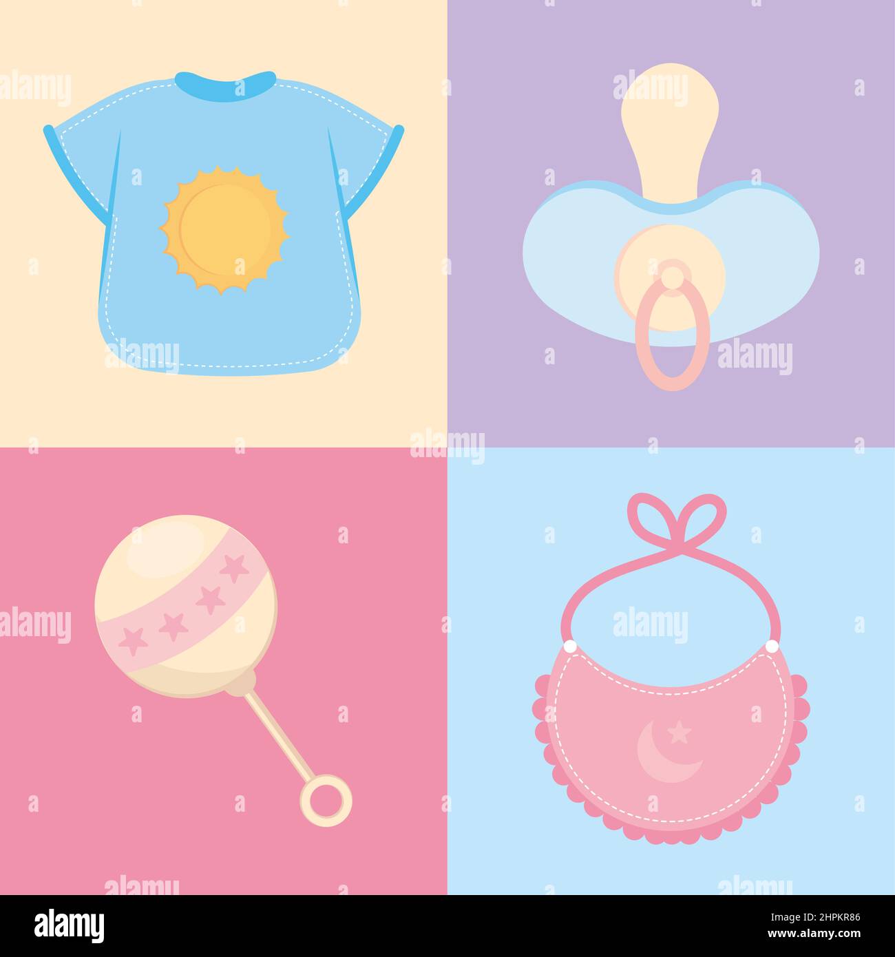 baby clothes icons Stock Vector Image & Art - Alamy
