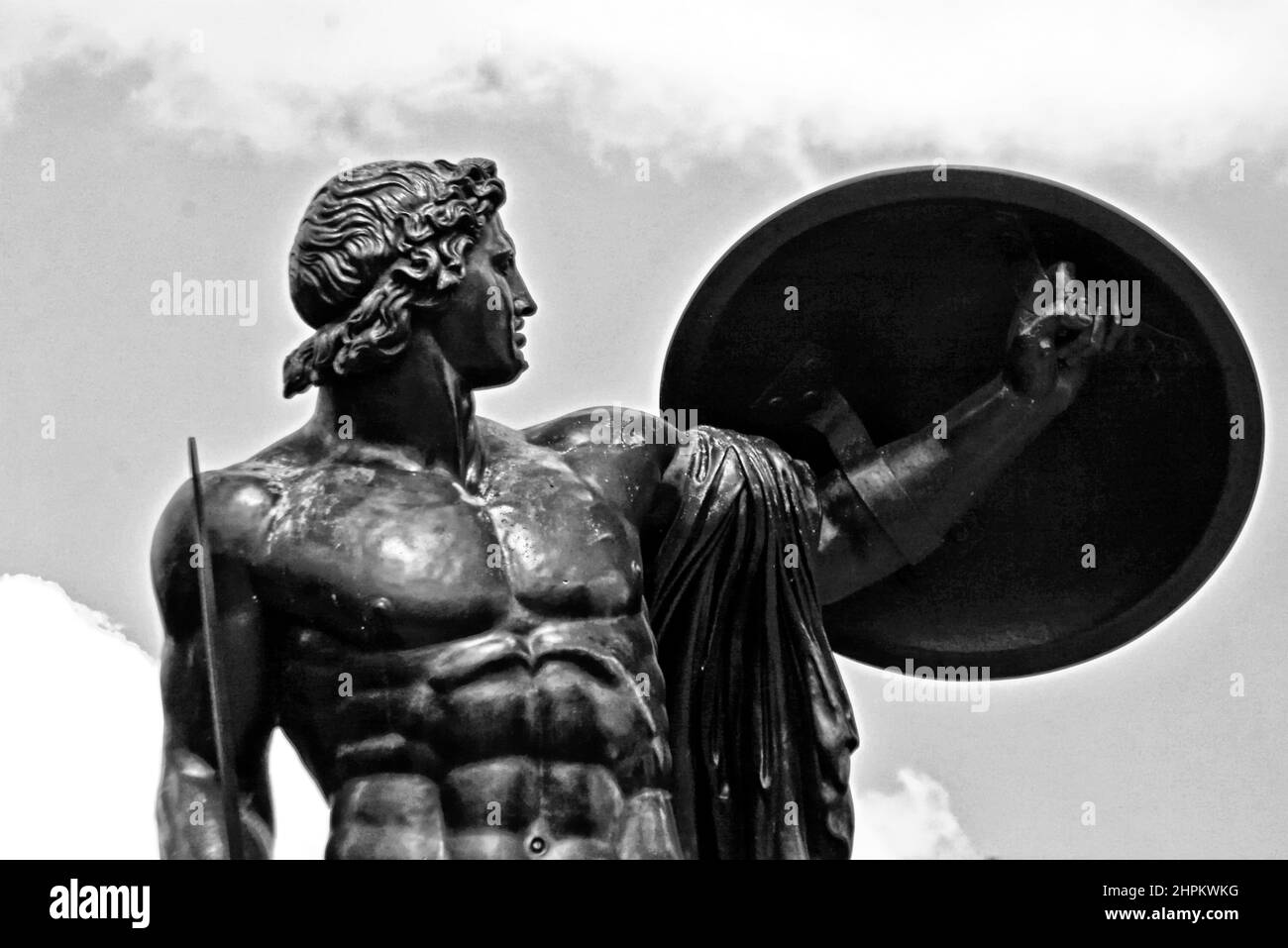 Achilles statue in Hyde Park,dedicated o the Duke of Wellington.,London,Uk. Stock Photo