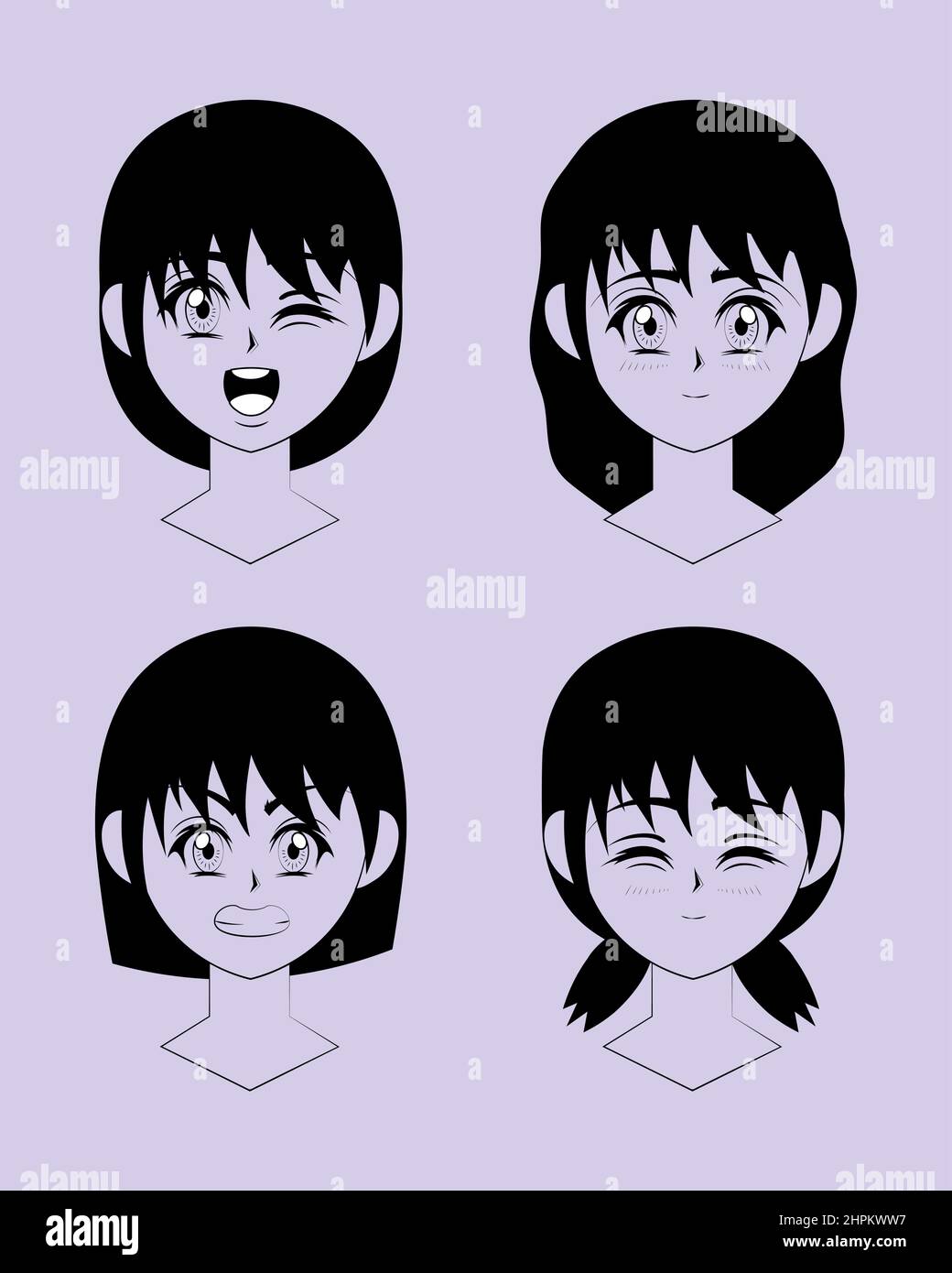 Confused Face Icon Element of Anime Face Icon for Mobile Concept and Web  Apps Stock Illustration  Illustration of happy white 188565280