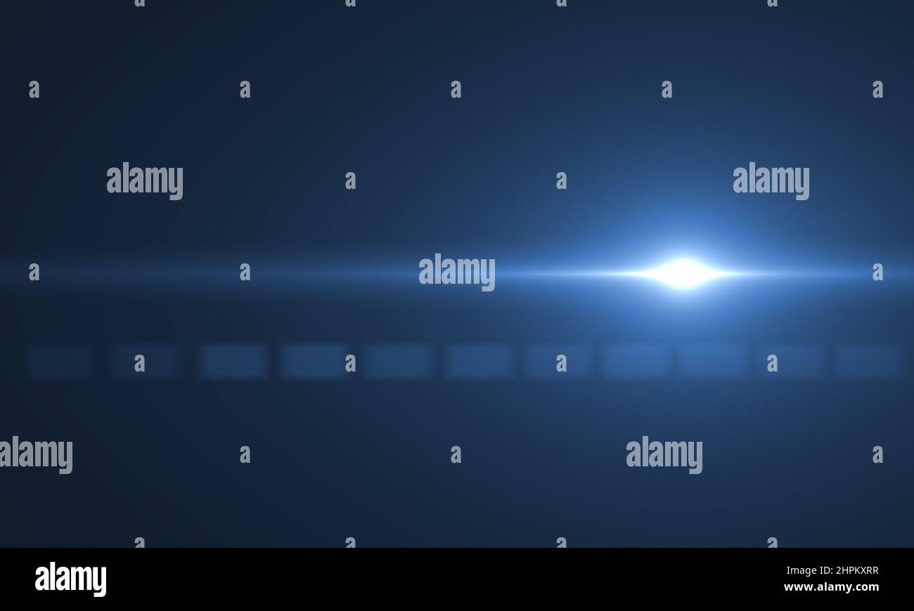 Lens Flare light over background. Easy to add overlay or screen filter
