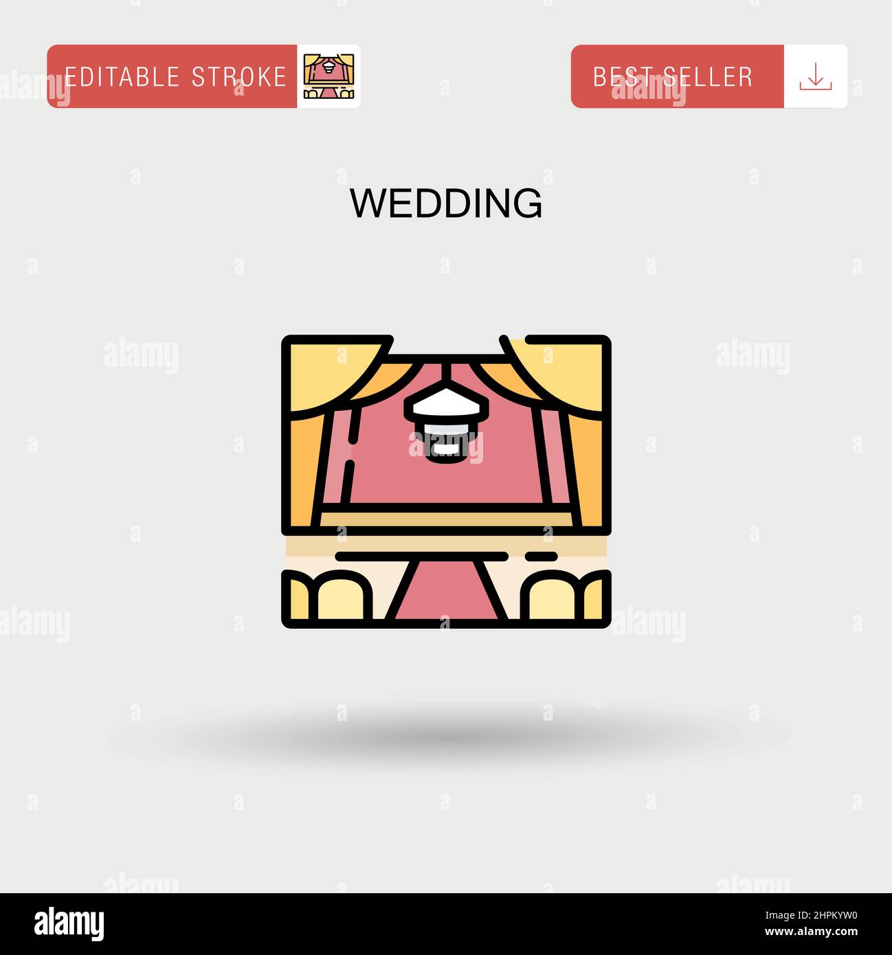 Wedding Simple vector icon Stock Vector Image & Art - Alamy