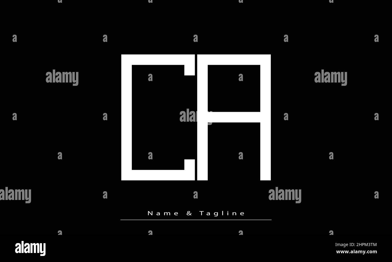 Alphabet letters Initials Monogram logo CA, AC Stock Vector Image & Art ...