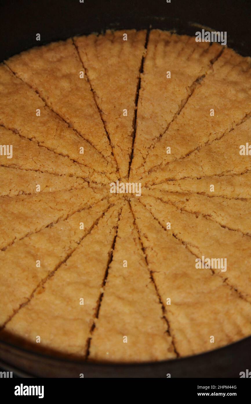 Shortbread England Scottish Shortbread Homemade Oxfordshire England uk Stock Photo - Alamy