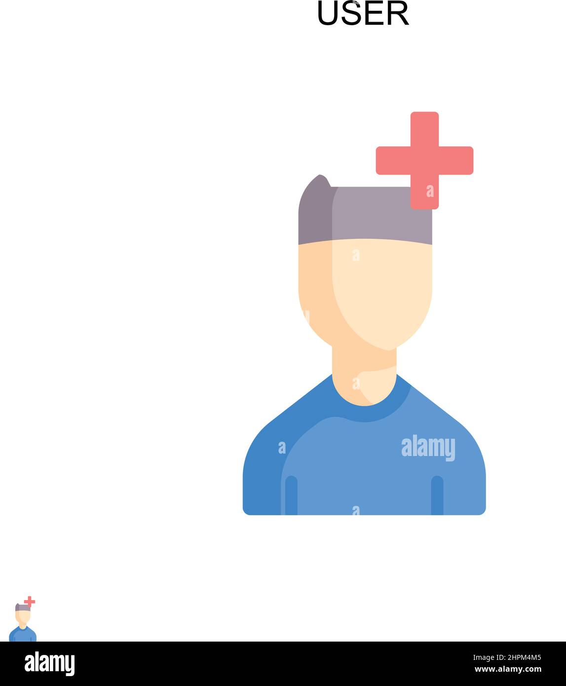 User Simple vector icon. Illustration symbol design template for web ...