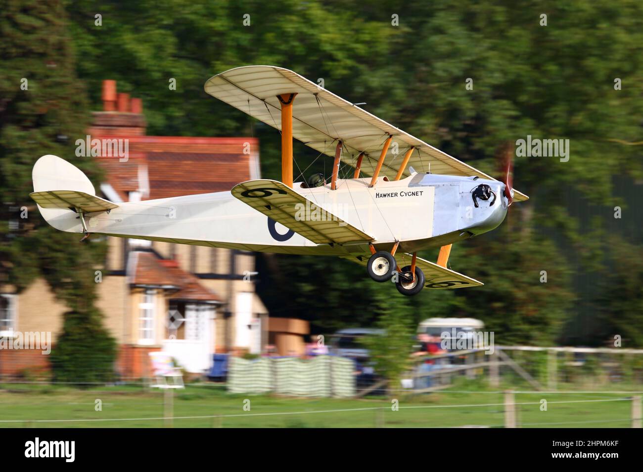 English Electric Wren of the Shuttleworth Collection displayed at Old Warden, UK Stock Photo
