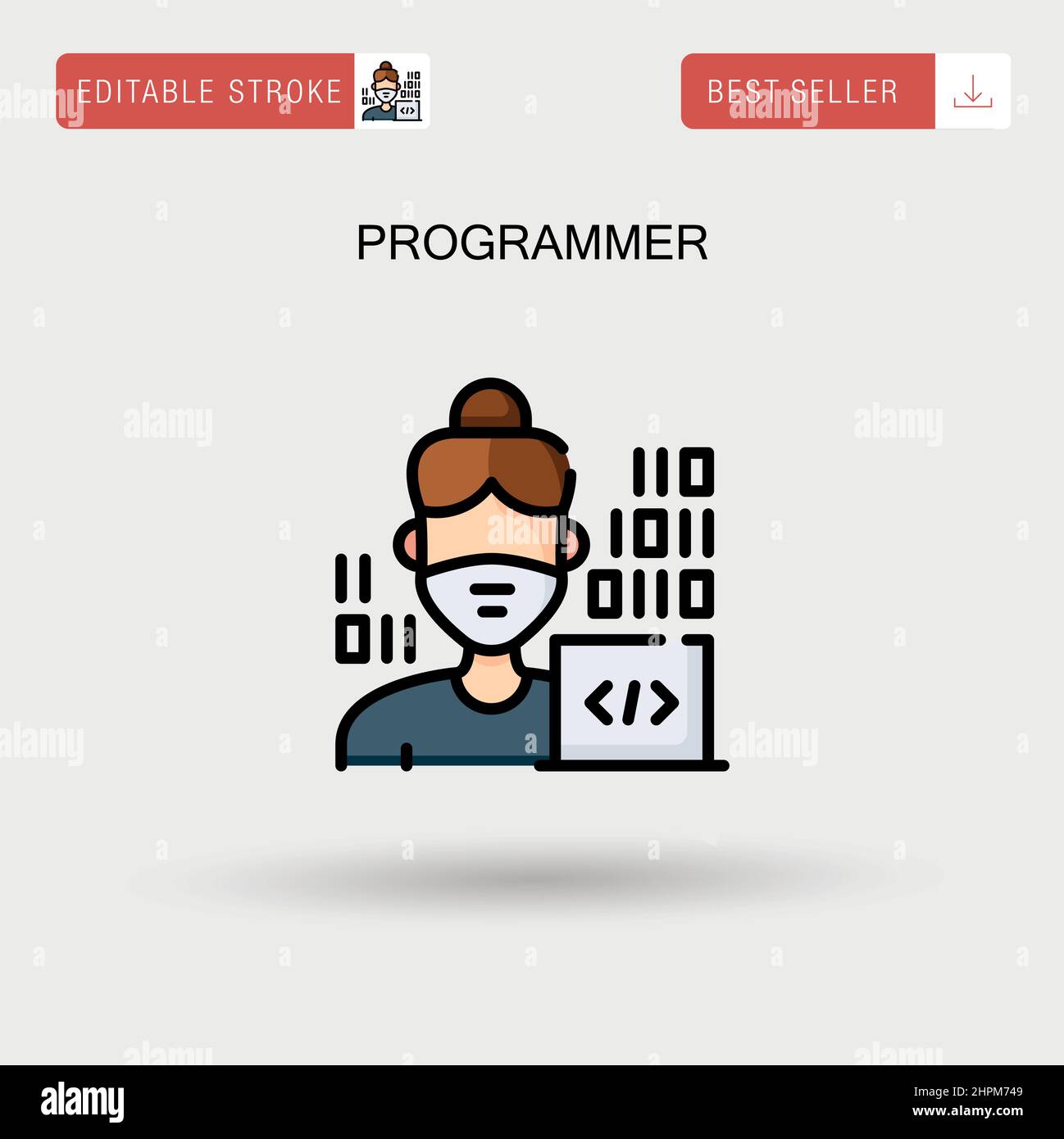programmer geek icon