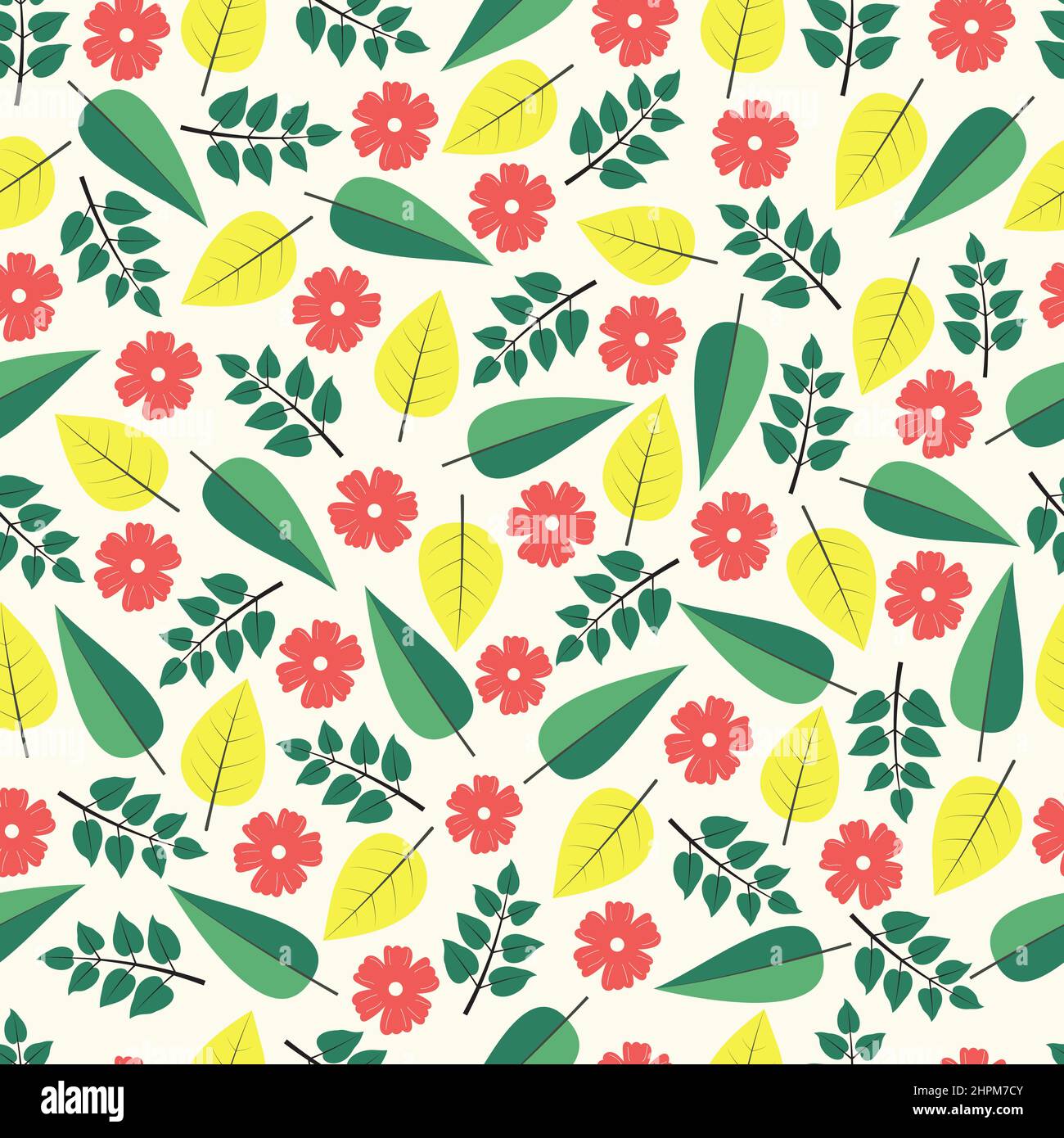 Modern fashionable vector seamless floral ditsy pattern design of ...