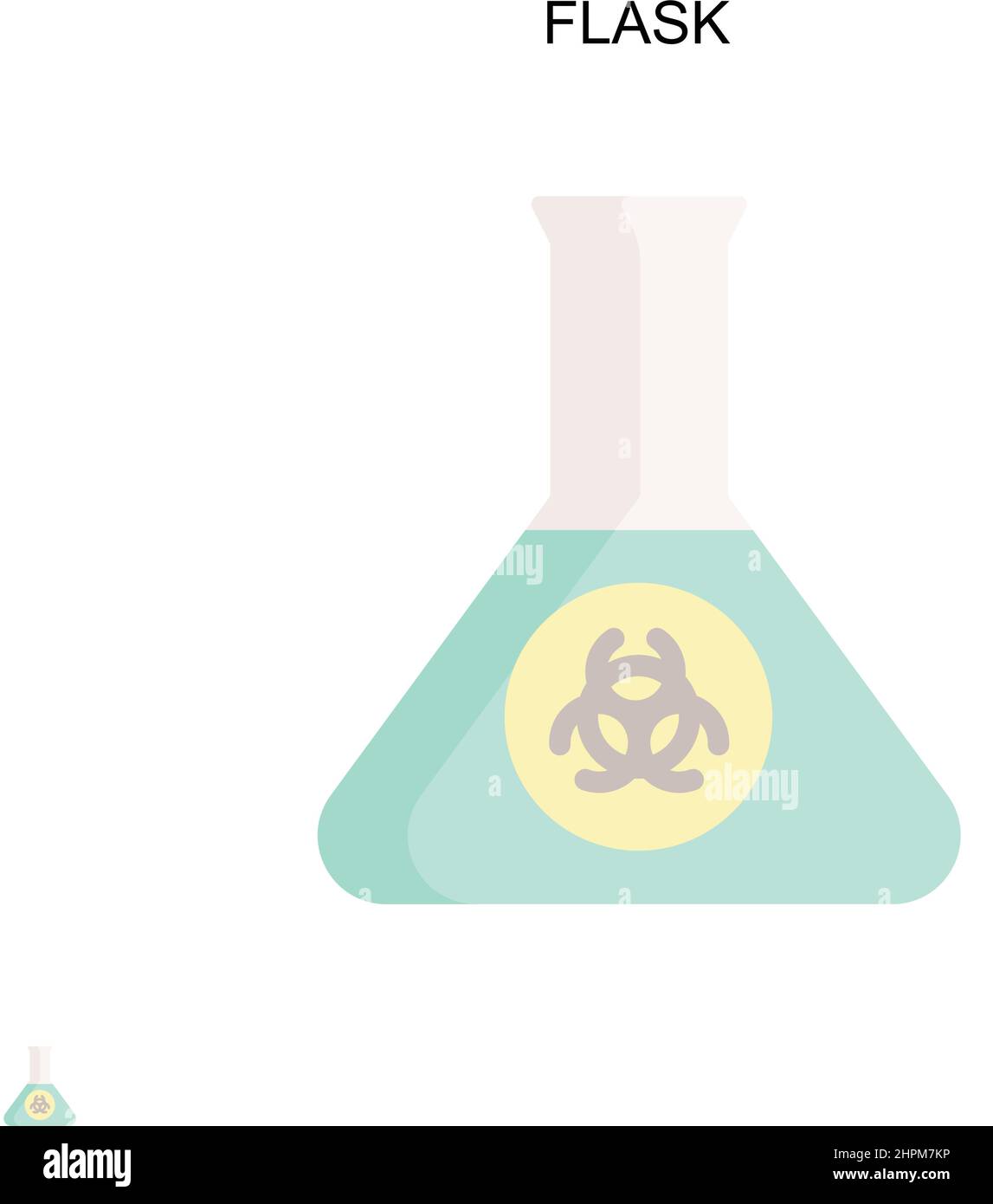 Flask symbol Stock Vector Images - Alamy