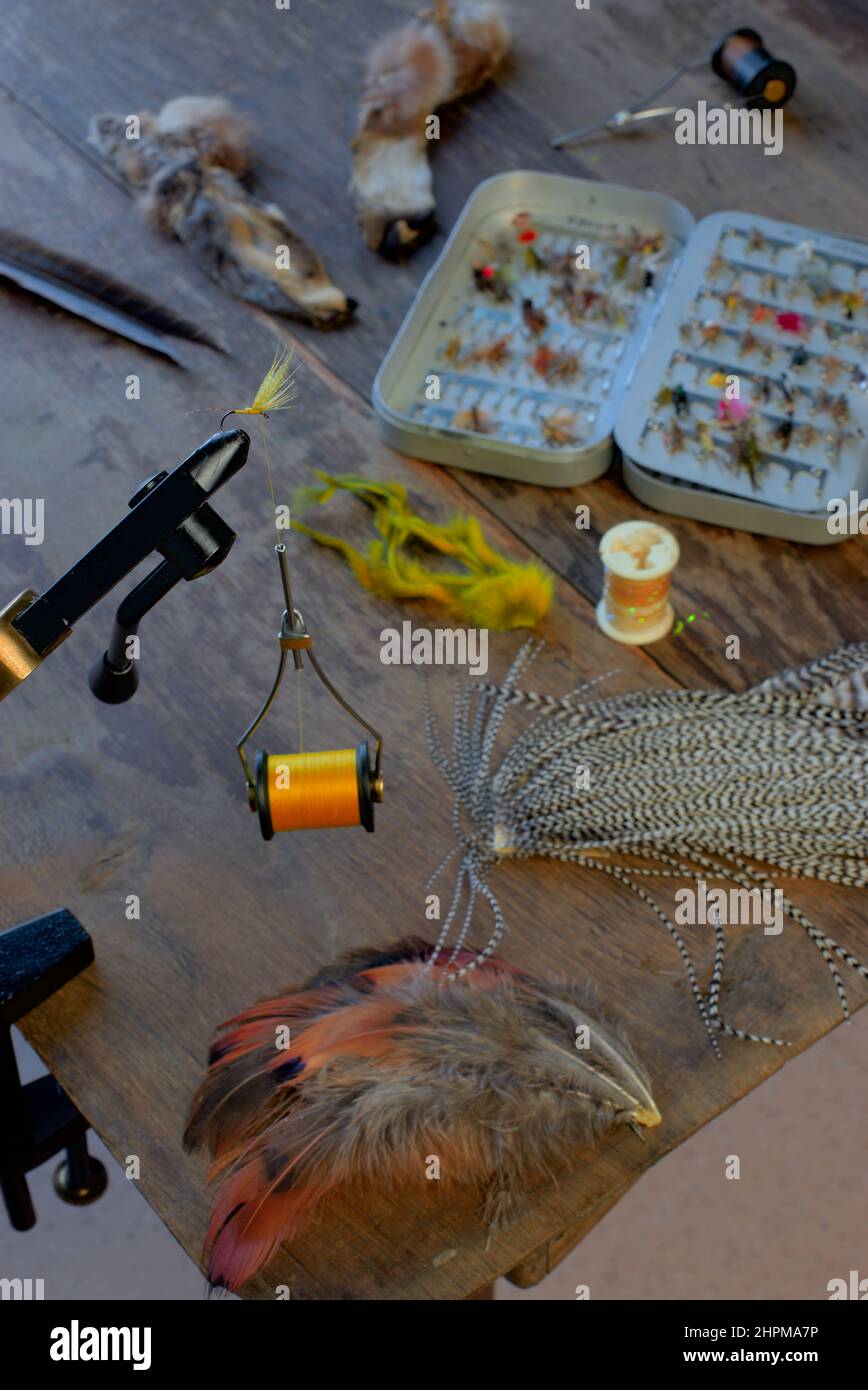 Homemade Vintage Fishing Lure High-Res Stock Photo - Getty Images