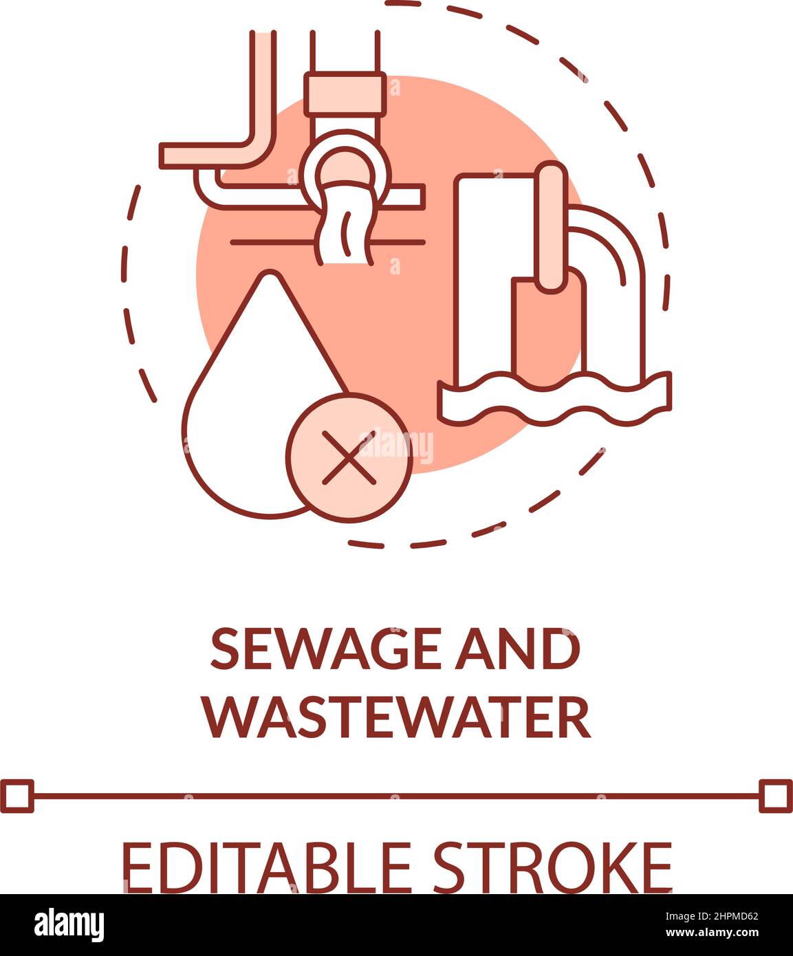 Terracotta pipe Stock Vector Images - Alamy