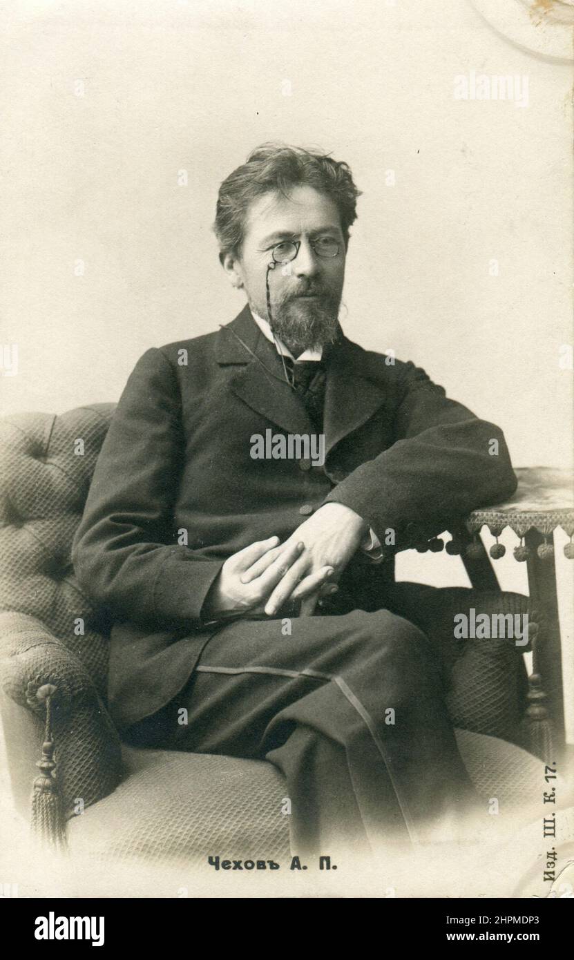 Anton Pavlovich Chekhov (Russian: Антон Павлович Чехов; 29 January 1860 –  15 July 1904) was a Russian playwright and short-story writer who is  considered to be one of the greatest writers in