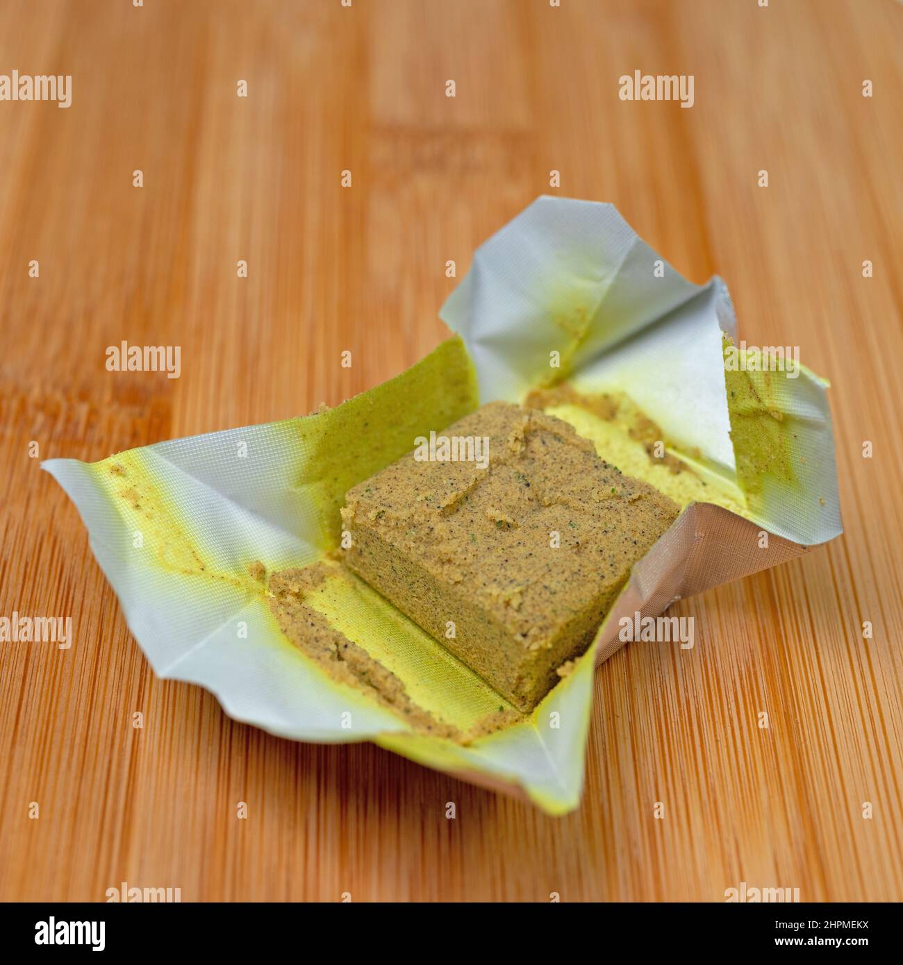 Vegetable bouillon, bouillon cubes in a closeup Stock Photo Alamy