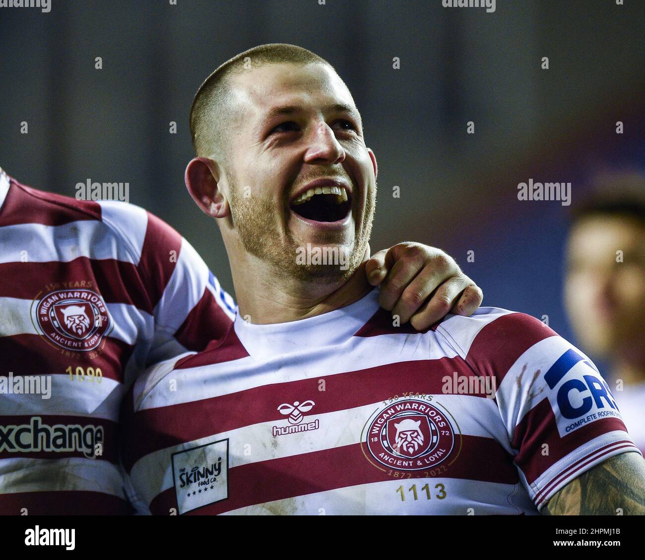 Wigan, England 18 February 2022 Cade Cust of Wigan Warriors