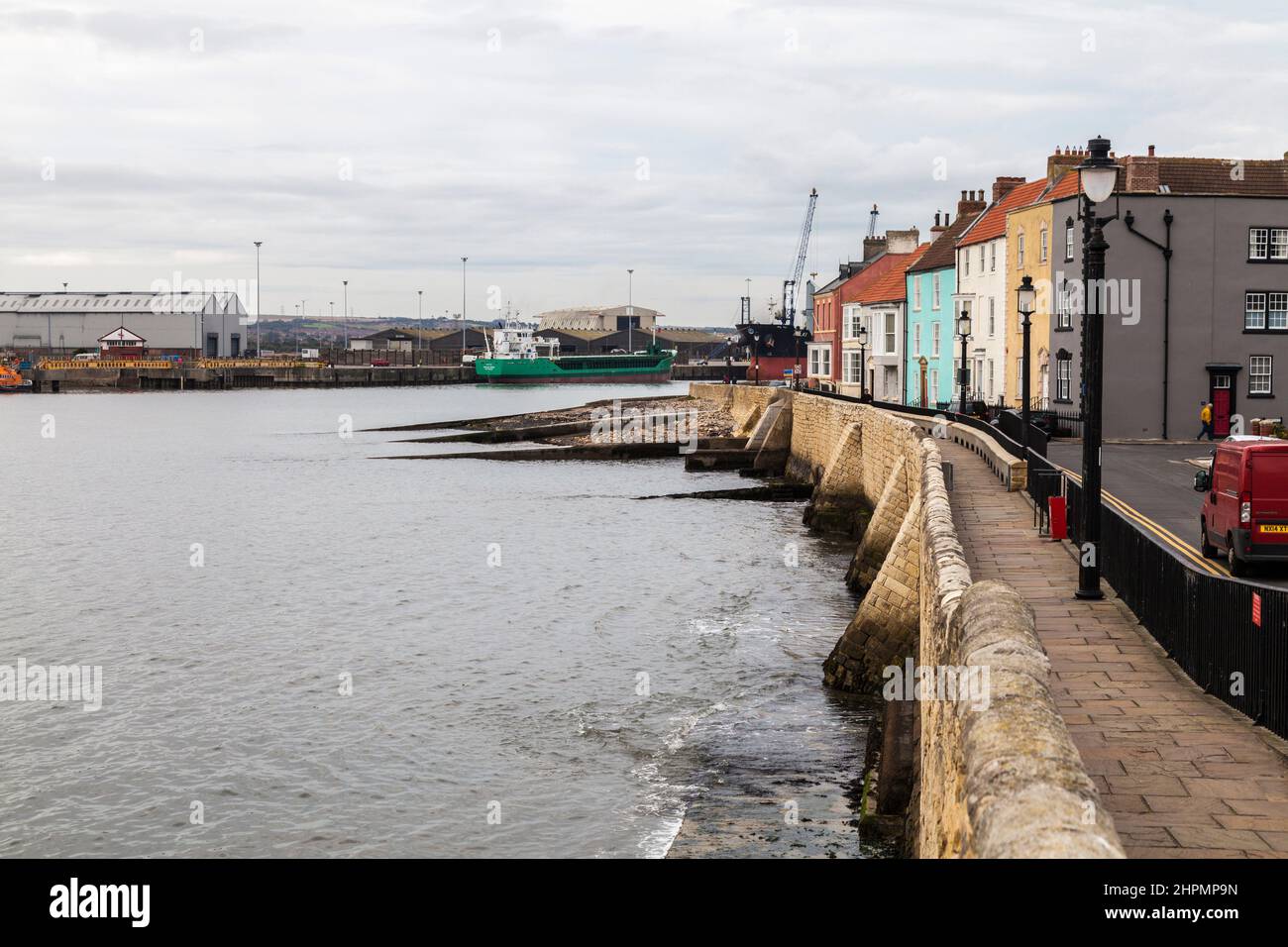 The seafront and terraced houses at the Headland in Old