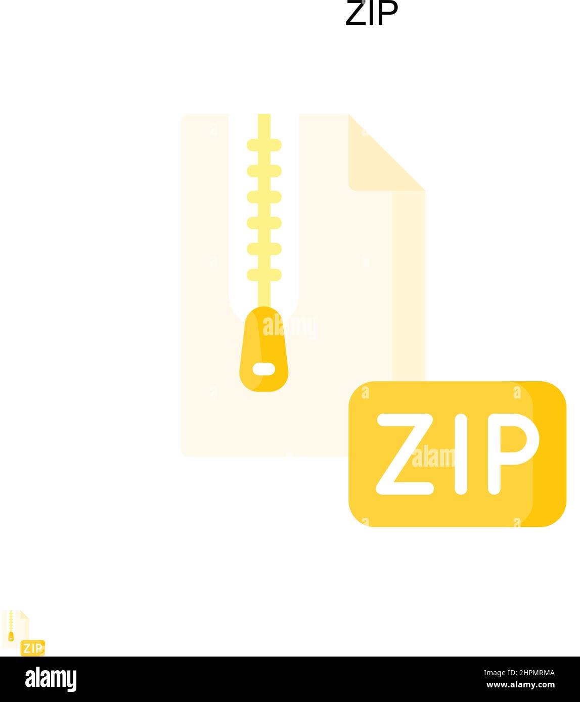 Zipper stock vector. Illustration of icon, zipper, metal - 61090557
