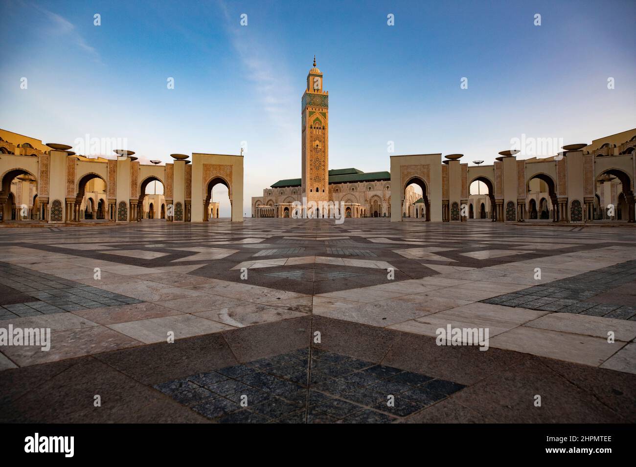 Hassan II Mosque in Casablanca, Morocco, north Africa. Stock Photo