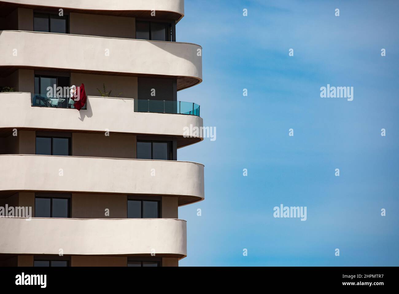 Contemporary office and apartment buildings in Casablanca, Morocco