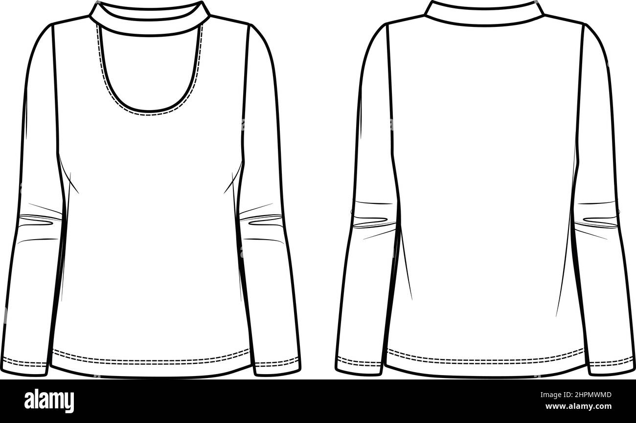 Viki Sews PDF Nettie Turtleneck Sewing Pattern | Good Fabric