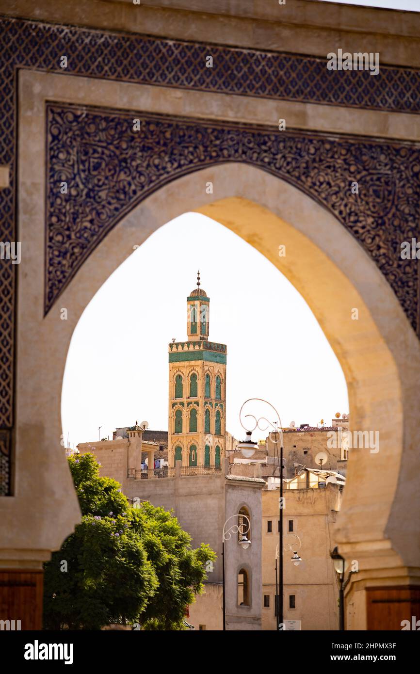 Fez medina - Morocco. Stock Photo