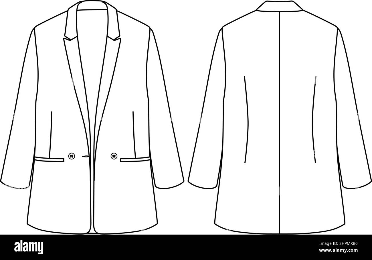 Tweed jacket Black and White Stock 