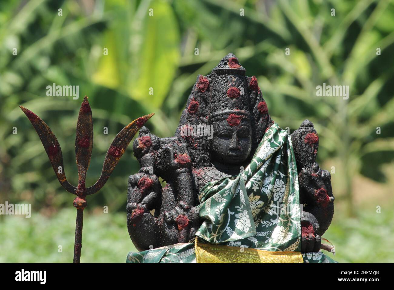 A statue of a Hindi goddess. India Stock Photo Alamy