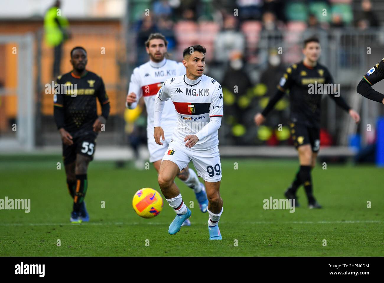 Pablo Galdames of Genoa CFC looks on during the Coppa Italia round of  News Photo - Getty Images