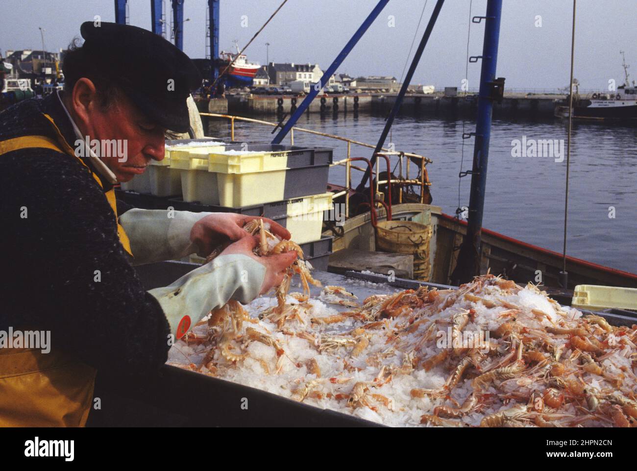 PECHE OCEAN ATLANTIQUE Stock Photo