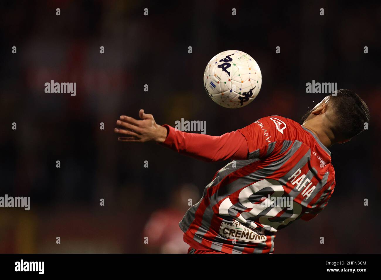 Cremona, Italy. 22nd Feb, 2022. Hamza Rafia (U.S. Cremonese) in action ...