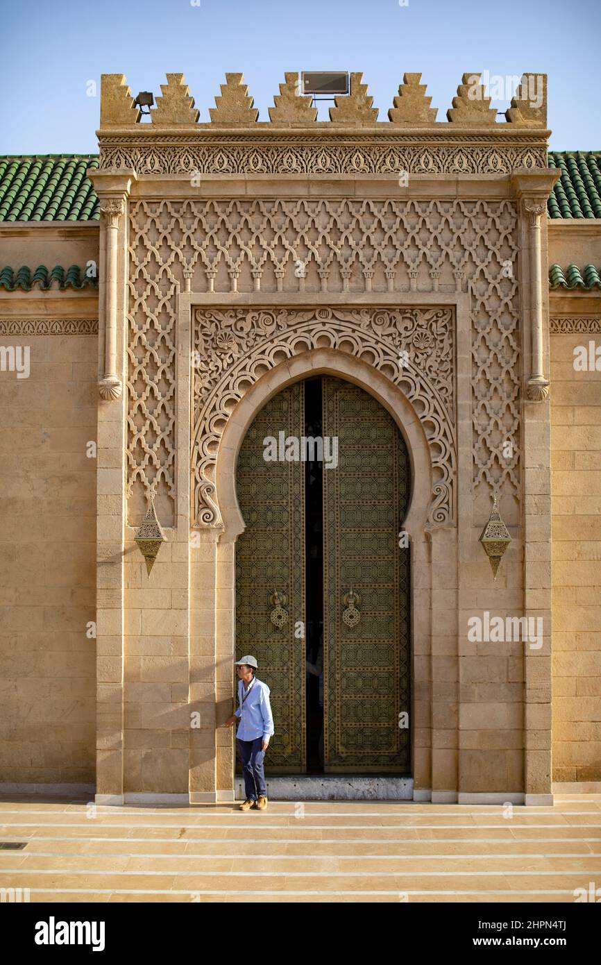 Al-Hassan Mosque - Rabat, Morocco. Stock Photo