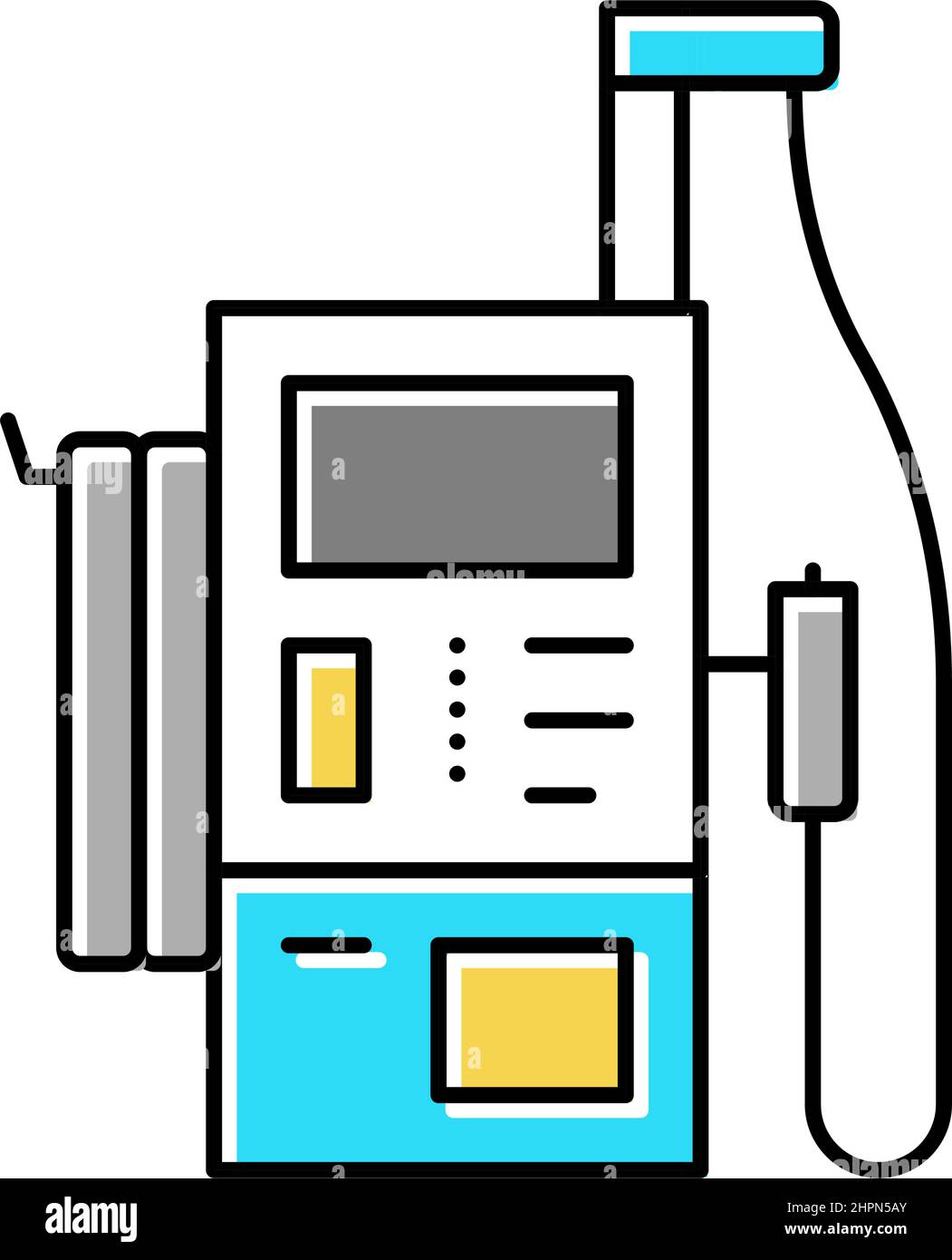 station car wash service color icon vector illustration Stock Vector