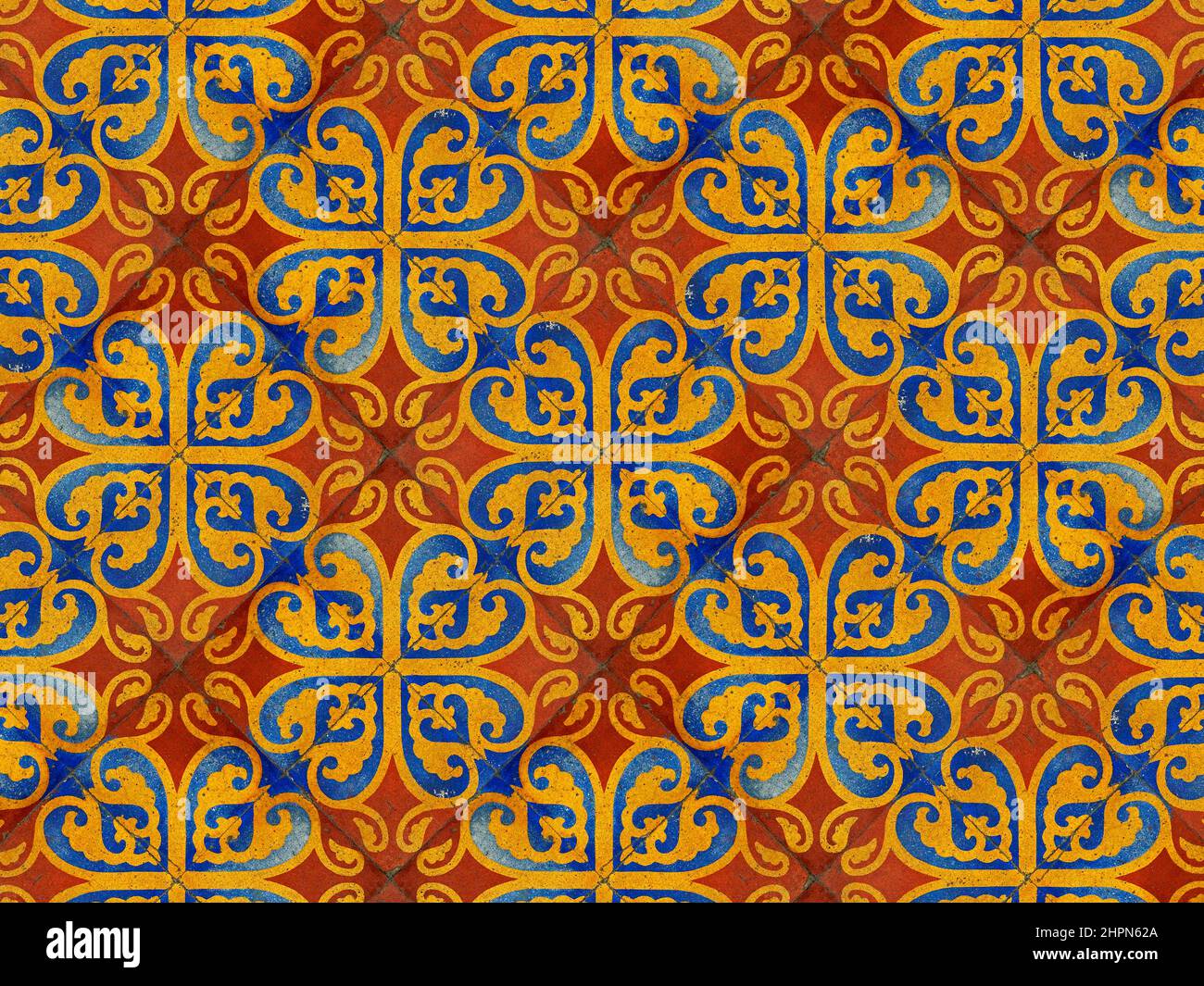 Famous Rio Tile Ancient hydraulic tiles, Rio de Janeiro Stock Photo - Alamy