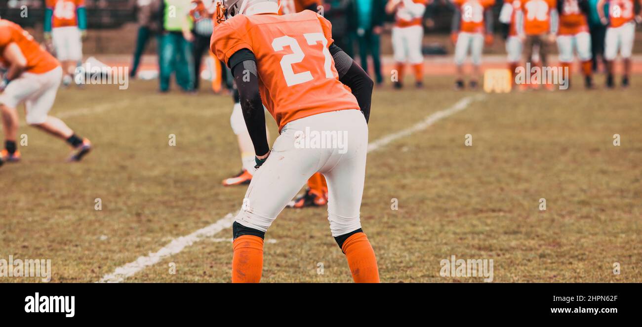 american football game players in action Stock Photo Alamy