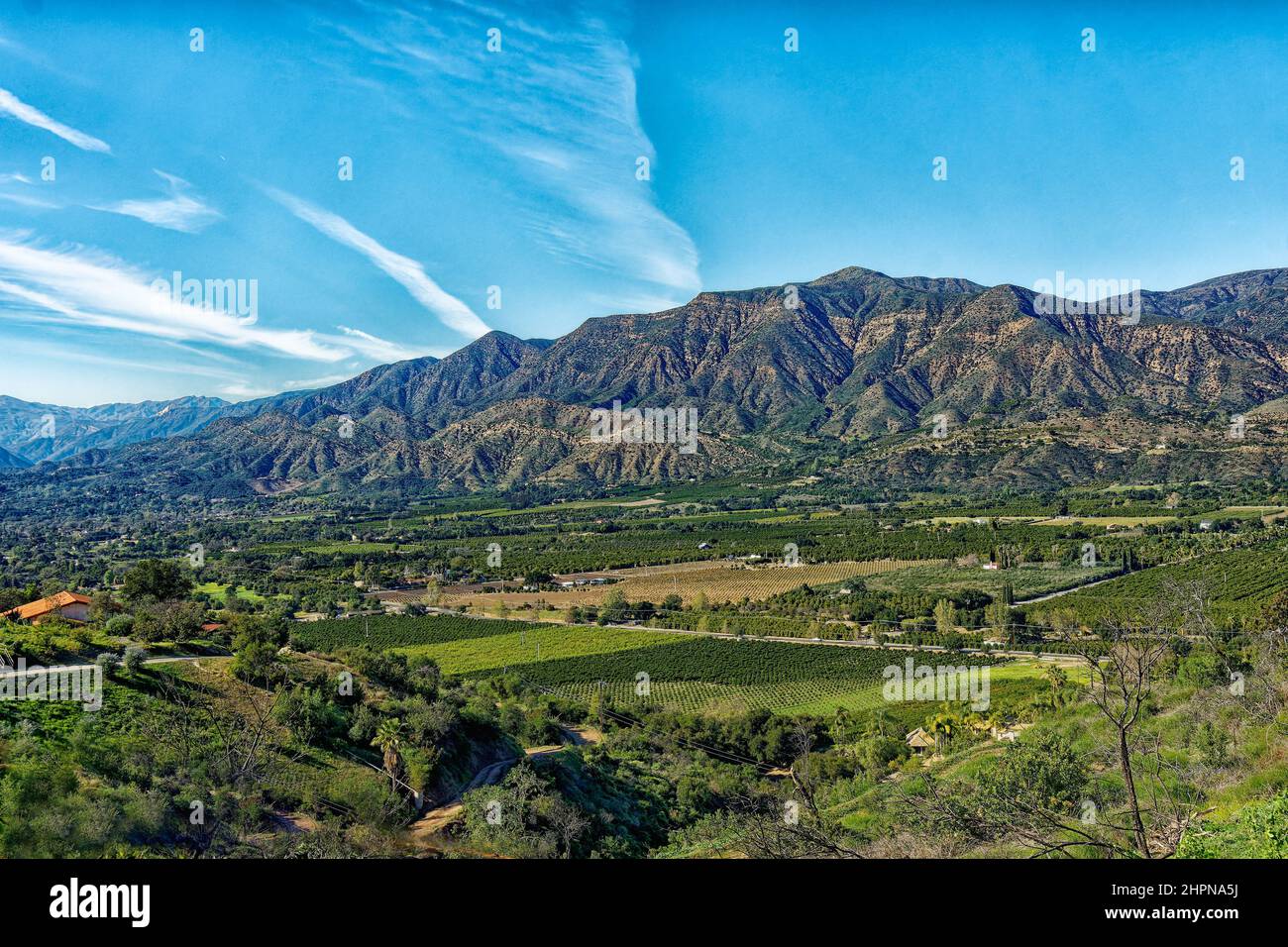 Ojai Valley California USA Stock Photo Alamy