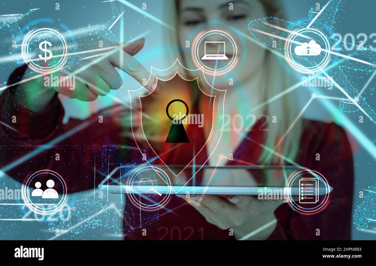 cyber security, digital crime concept, data protection from hacker ...