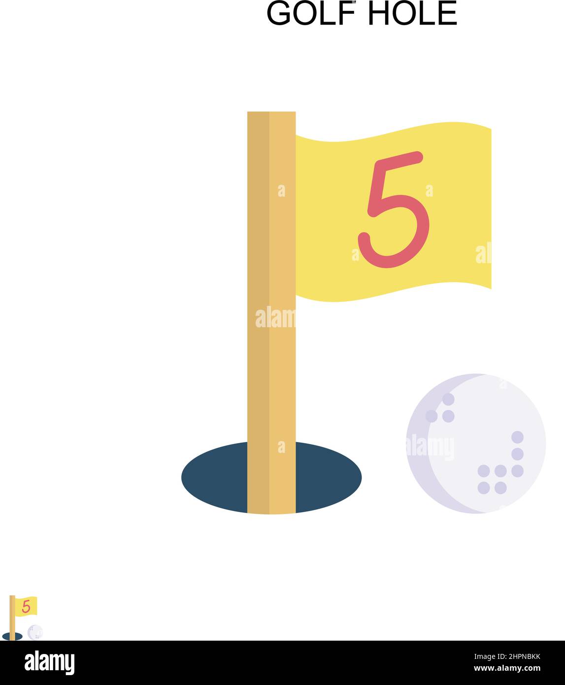 Putt putt game Stock Vector Images - Alamy