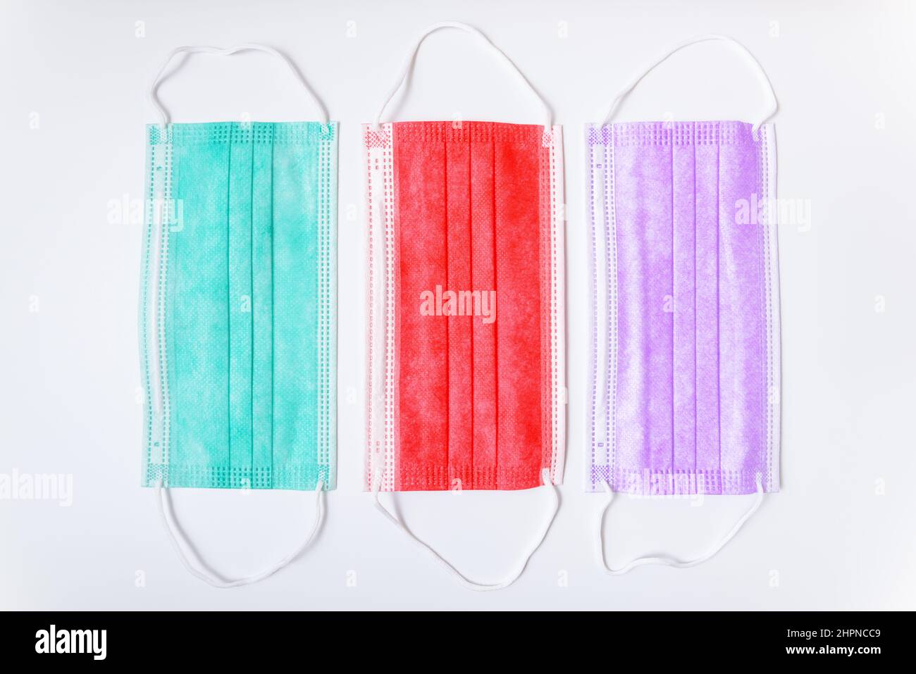 Masks on white hi-res stock photography and images - Alamy