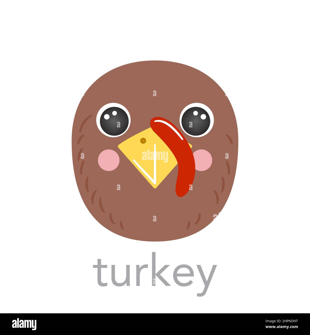 turkey head cartoon