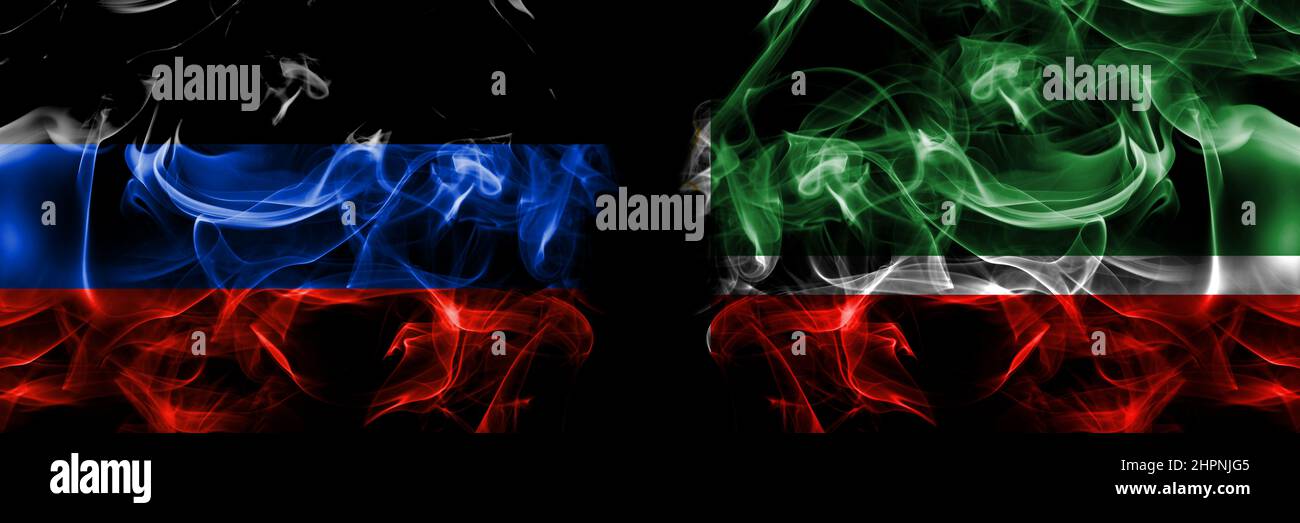 Donetsk People's Republic vs Russia, Russian, Chechen Republic flag ...