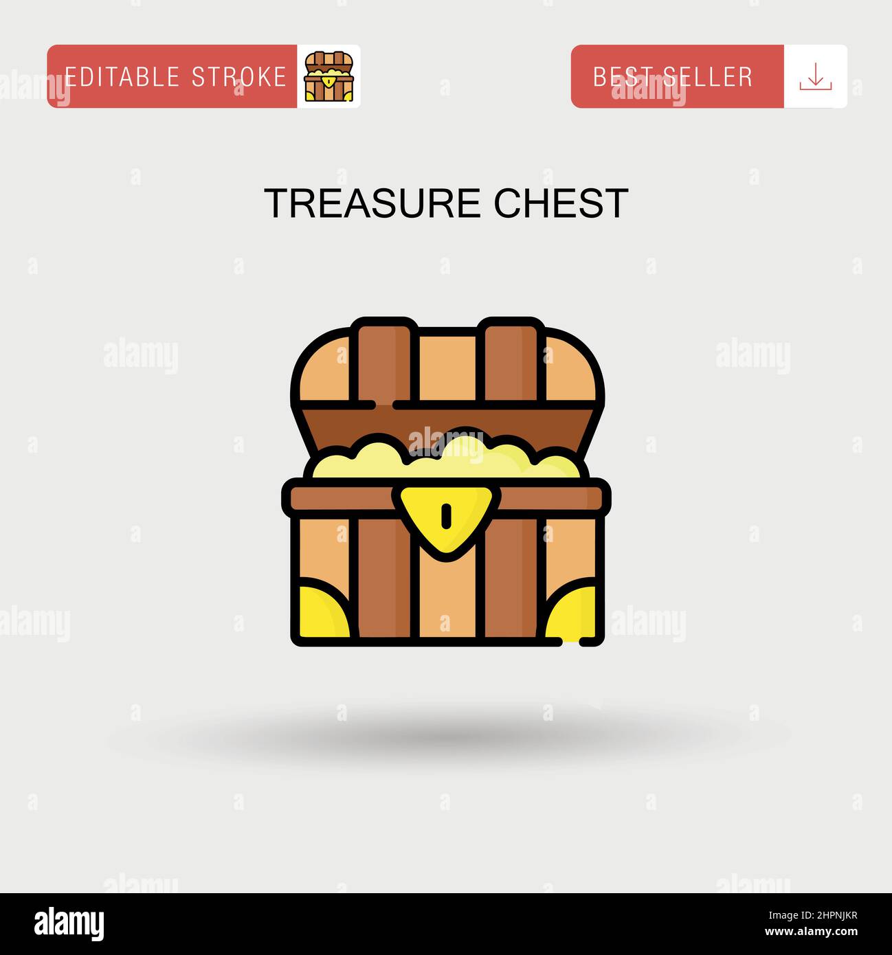 treasure chest Sticker