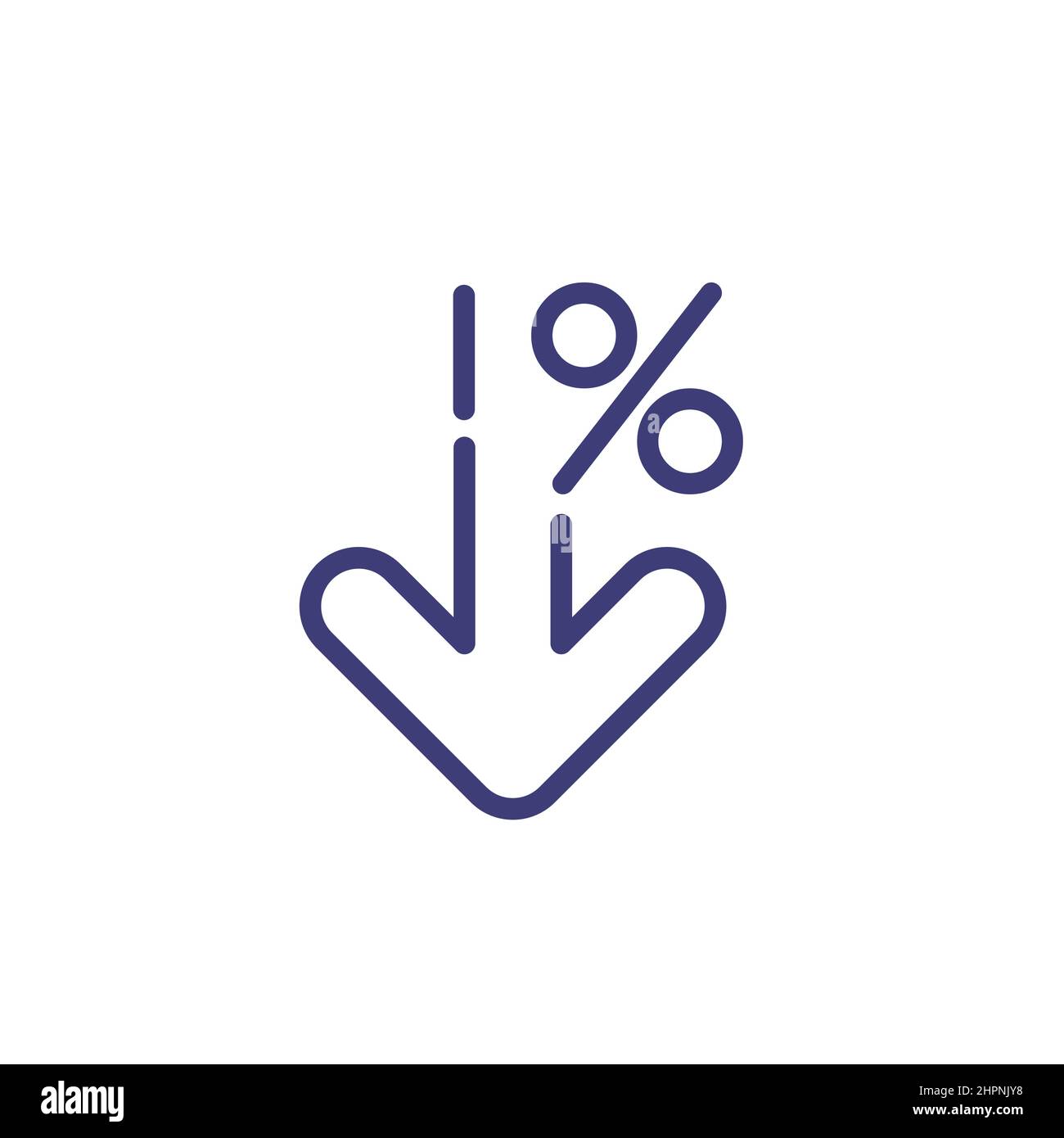 Cost reduction icon price lower arrow. Vector low cost money crisis ...