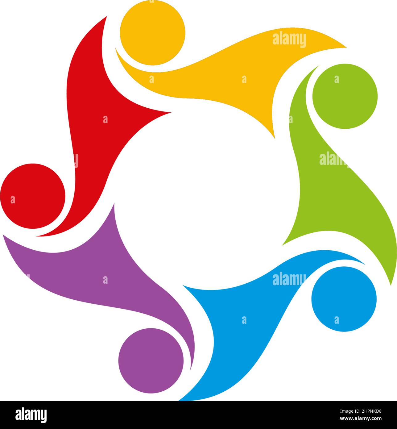 Adoption and community care Logo template vector Stock Vector