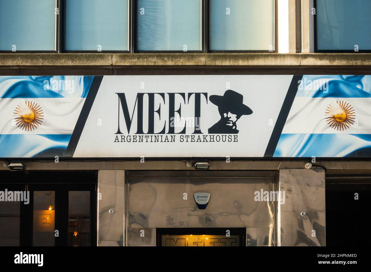Meet Argentinian Steakhouse in Liverpool Stock Photo Alamy